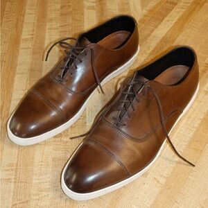 Allen Edmonds Brown Leather Oxfords